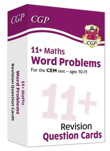 CGP New 11+ CEM Revision Question Cards: Maths Word Problems - Ages 10-11