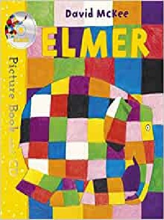 畅销经典绘本 大象艾玛内含CD，Elmer: Picture Book and CD