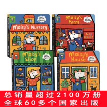 小鼠波波立体场景系列 Maisy's Nursery/Farm/House/Shop 4册游戏操 [平装]（正版）