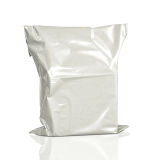 加厚 中号白色快递袋全新料袋子防水袋 带自封口热熔封条 使用方便 规格：38cmX46.5cm+5.5cm(封口带）10个/包