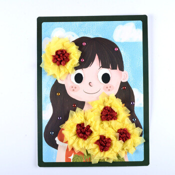 艺术创意大师系列-搓纸画·花园女孩 [3-6岁]