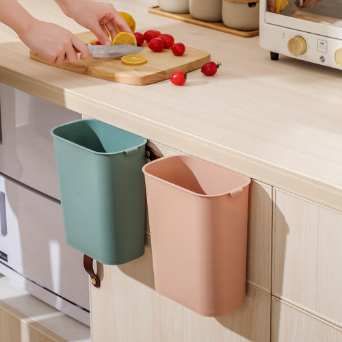 厨房壁挂垃圾桶家用厨余拉圾分类可悬挂式垃圾桶