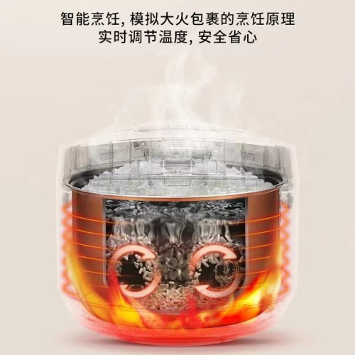 格卡诺电饭锅炫黑智能5L大容量豪华低糖电饭煲GKN-DFB-19