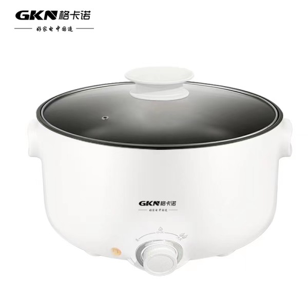 格卡诺家用3L多用途电煮锅GKN-DZG-3（极地白）