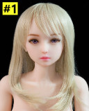 シームレス 130cm 頭身一体化 Real Girl TPE製ラブドール キキちゃん頭部 EVO骨格付き 宣材写真のヘッドは普通メイク