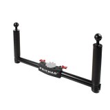 FEICHAO Dual Dual Handle Grip Handheld Gimbal Camera Stabilizer for DJI Ronin S SC Zhiyun Crane 2 Pro Extended Mount Camera Accessories