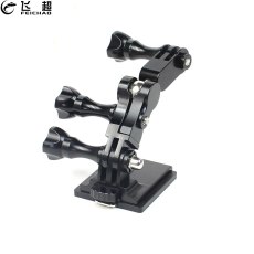 FEICHAO Tactical Helmet Extension Adapter Universal 360° Swivel Joint Tripod Mount Pivot Arm Connector for Gopro Hero 13 8 7 6 5 4 3 Camera