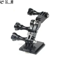 FEICHAO Tactical Helmet Extension Adapter Universal 360° Swivel Joint Tripod Mount Pivot Arm Connector for Gopro Hero 13 8 7 6 5 4 3 Camera