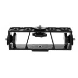 FEICHAO Three Position Multi Camera Stand Clip Bracket Holder 3-Position Mobile Phone Tripod 1/4 Connector Mount Video Live Broadcast