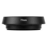 FEICHAO Metal Vented Curved Camera Lens Hood 40.5 49 52 62 67mm for Leica M for Sony Pentax Olympus Lens Cap Universal Cover Protector