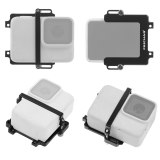 FEICHAO Handheld Gimbal Camera Fixture Mount Plate CNC for Gopro Adapter Hero 8 FY-G6 WG2X for DJI Osmo Action Stabilizer Accessories