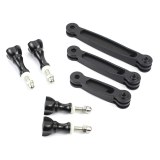 FEICHAO CNC Tactical Handle Selfie Stick Hand Grip Extension Arm Mount Rod Thumb Screw for Gopro Hero 8 7 6 5 for Insta360 ONE R Camera