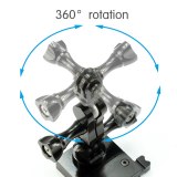 Aluminum Alloy Helmet Fixed Mount Buckle Adapter for GoPro 13 Xiaoyi Action Camera Holder Military CS NVG Base Hunting Accessories