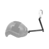 FEICHAO CNC Selfie Stick Extension Arm with Thumb Knob Screws Aluminum Alloy Helmet Rod Mount for Gopro Hero 8 7 6 5 Yi Action Cameras