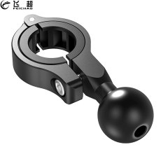 FEICHAO 1 inch Ball Head Mount Adapter Motorcycle Bicycle Handle Bar Clip Rearview Mirror Bracket for GoPro Hero 8 Camera for RAM Mounts