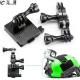 Aluminum Alloy Helmet Fixed Mount Buckle Adapter for GoPro 13 Xiaoyi Action Camera Holder Military CS NVG Base Hunting Accessories