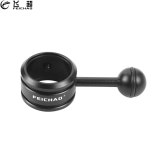 FEICHAO Diving 1  Ball to YS Head Clip Arm Flashlight Ballhead Fixed Joint for Gopro 8 7 Action Camera Underwater Butterfly Clamp Mount