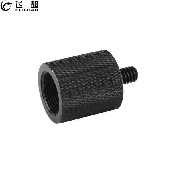 FEICHAO 1x 5/8  Female to 1/4  Male Threaded Screw Adapter Aluminum Alloy for Microphone Stand Tripod Flash Light Bracket Mic Converter