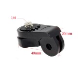 FEICHAO Universal 1/4 inch Tripod Mount Adapter Mini Monopod Converter Action Camera Holder for GoPro Hero 8 7 6 5 Insta360 Selfie Stick