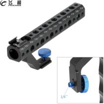 FEICHAO 1x Camera Cage Top Handle Functional Hand Grip Cold Shoe Cheese Mounts Rod Clamp 1/4 3/8 15mm Rod Clamp Aluminum DSLR Rig Kit