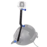 FEICHAO CNC Selfie Stick Extension Arm with Thumb Knob Screws Aluminum Alloy Helmet Rod Mount for Gopro Hero 8 7 6 5 Yi Action Cameras