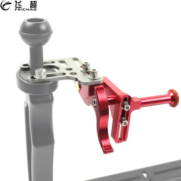 Upgraded Long Rod Adjustable Shutter Release Trigger Extension Level Mount Compatible with Hero 13 Diving Camera Underwater Tray Stabilizer Bracket