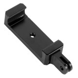 FEICHAO Portable Mobile Phone Clamp Stand Holder Clip Tripod Adapter Cold Shoe Mount 1/4 for iPhone HUAWEI Smartphone Vlog Selfie Camera