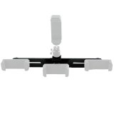 FEICHAO Three Position Multi Camera Stand Clip Bracket Holder 3-Position Mobile Phone Tripod 1/4 Connector Mount Video Live Broadcast