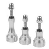 FEICHAO Aluminum Alloy Bolt Nut Thumb Screws Mount 1x Long 2x Short CNC for GoPro Hero 8 7 5 Black Max for DJI Osmo Action Sjcam Camera