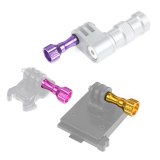 FEICHAO 1x Thumb Knob Mini Short Screw CNC Aluminum Alloy w Bolt Nut for GoPro Hero Max 8 7 6 5 4 3+ SJCAM Yi Action Camera Accessories