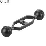 FEICHAO 5 inch Double Ball Head 1  Joint Adapter Bracket Extension Arm 13cm for GoPro 13 8 7 Camera SLR Underwater Torch Diving Fill Lights