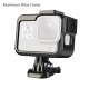 CNC Aluminum Protective Housing Shell Case Cage Frame for GoPro Hero 8 Black w 52mm UV Lens for Go Pro Action Camera Accessories
