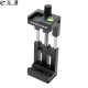 FEICHAO 1x Tripod Head Bracket XJ-8 Mobile Phone Holder Clip for Flashlight Microphone Aluminum Alloy with Spirit level Cold Shoe Mount