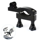 FEICHAO Bike Camera Holder Mount 360 Rotation CNC Aluminum Bicycle Motorcycle Handlebar 15-35mm Clip for Gopro Hero 13 8 7 6 5 Accessories