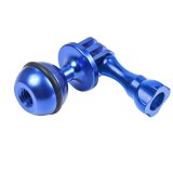 FEICHAO Mini Ball Tripod Head Mount 1 inch BallHead Adapter 3/8  Aluminium Diving Video Light Arm Bracket for GoPro Hero 13 8 7 6 5 Camera
