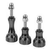 FEICHAO Aluminum Alloy Bolt Nut Thumb Screws Mount 1x Long 2x Short CNC for GoPro Hero 8 7 5 Black Max for DJI Osmo Action Sjcam Camera