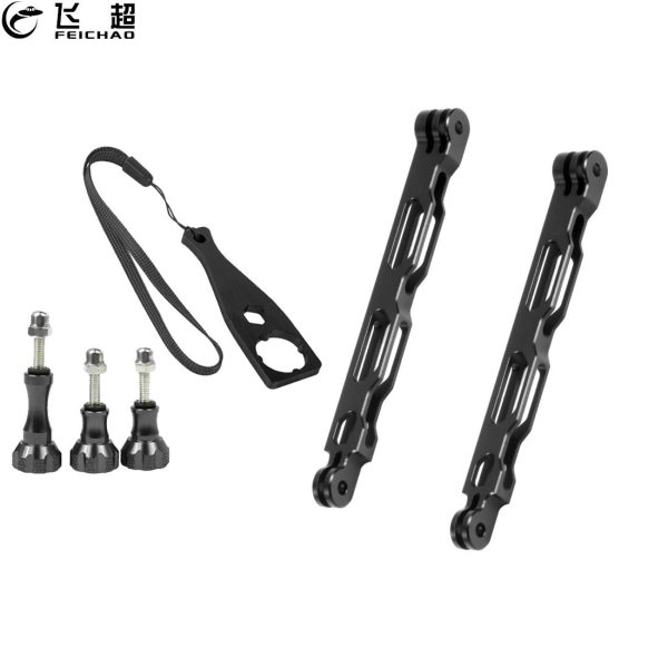 Tactical Grip Selfie Extension Arm Lengthen Rod Tripod Mount Thumb Screw for insta360 One R X for Gopro Hero 13 8 7 6 5 Accessories