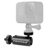 FEICHAO Magic Arm Dual Ball Head Mount Bracket 1/4  Tripod Adapter Aluminum for Monitor Light DV DSLR for OSMO 360/Gopro 13 8 for DJI Action Cameras