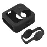 FEICHAO Soft Silicone Case Rollcage for GoPro MAX Lens Caps Cover Body Protective Frame for Go Pro MAX Panoramic 360 Camera Accessories