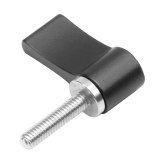 FEICHAO Pack of 2 M4 M5 Thread Aluminum Screw 17mm 20mm 25mm Adjustable Handle Wrench Wing Lock Adapter Wrench Camera Clamp Accessories