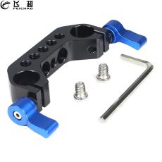 15mm Dual Rod Rail Clamp Mount Railblock 1/4 -20 Thread Knob Screw for DSLR Camera Cage Rig Baseplate Lens Support System Kit