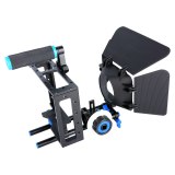 DSLR Camera Rabbit Cage Rig Handle Stabilizer Follow Focus System for Canon 5D Mark III IV 6D 7D Nikon D7200 Sony A7 GH5 GH4 SLR