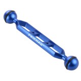 FEICHAO 7/9/11 inch Dual Ball 1  Joint Adapter Extension Arm for GoPro 13 Camera Underwater Butterfly Clamp Scuba Diving Lights Torch Mount