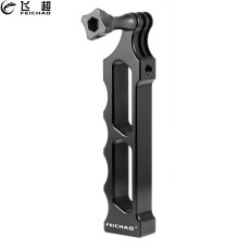 FEICHAO CNC Aluminum Tactical Style Handle Selfies Stick Hand Grip Mount Thumb Screw for Gopro Hero 13 8 7 6 5 for DJI Osmo Action Cameras