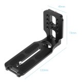 FEICHAO Universal Quick Release L Plate L-132C Vertical Bracket  Grip for Manfrotto Tripod Head Zhiyun Gimbal for Canon EOS DSLR Camera