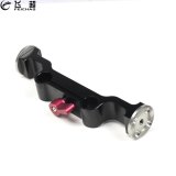 Dual 15mm Rod Clamp Arri M6 Rosette Mount Adapter Railblock Aluminum Alloy for SLR Camera Follow Focus Photography Accessories