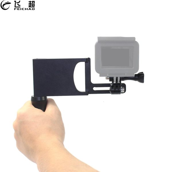FEICHAO Handheld Gimbal Adapter Switch Mount Plate for GoPro Hero 13 8 Max Osmo Action Camera with Balance Counter Weight Selfie Tripod