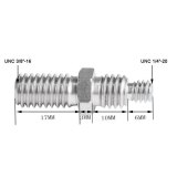 Metal 1/4  3/8  5/8  Threaded Screw Mount Adapter Tripod Plate Flash Lights Mic Converter SLR Camera Photo Studio Accessories