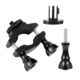FEICHAO Bicycle Bike Handlebar Mount Tube Clip Holder 1/4 Tripod Clamp Holder Aluminum Alloy for GoPro Hero 8 7 6 5 4 Yi 4K for DJI Osmo