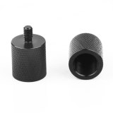 FEICHAO 1x 5/8  Female to 1/4  Male Threaded Screw Adapter Aluminum Alloy for Microphone Stand Tripod Flash Light Bracket Mic Converter